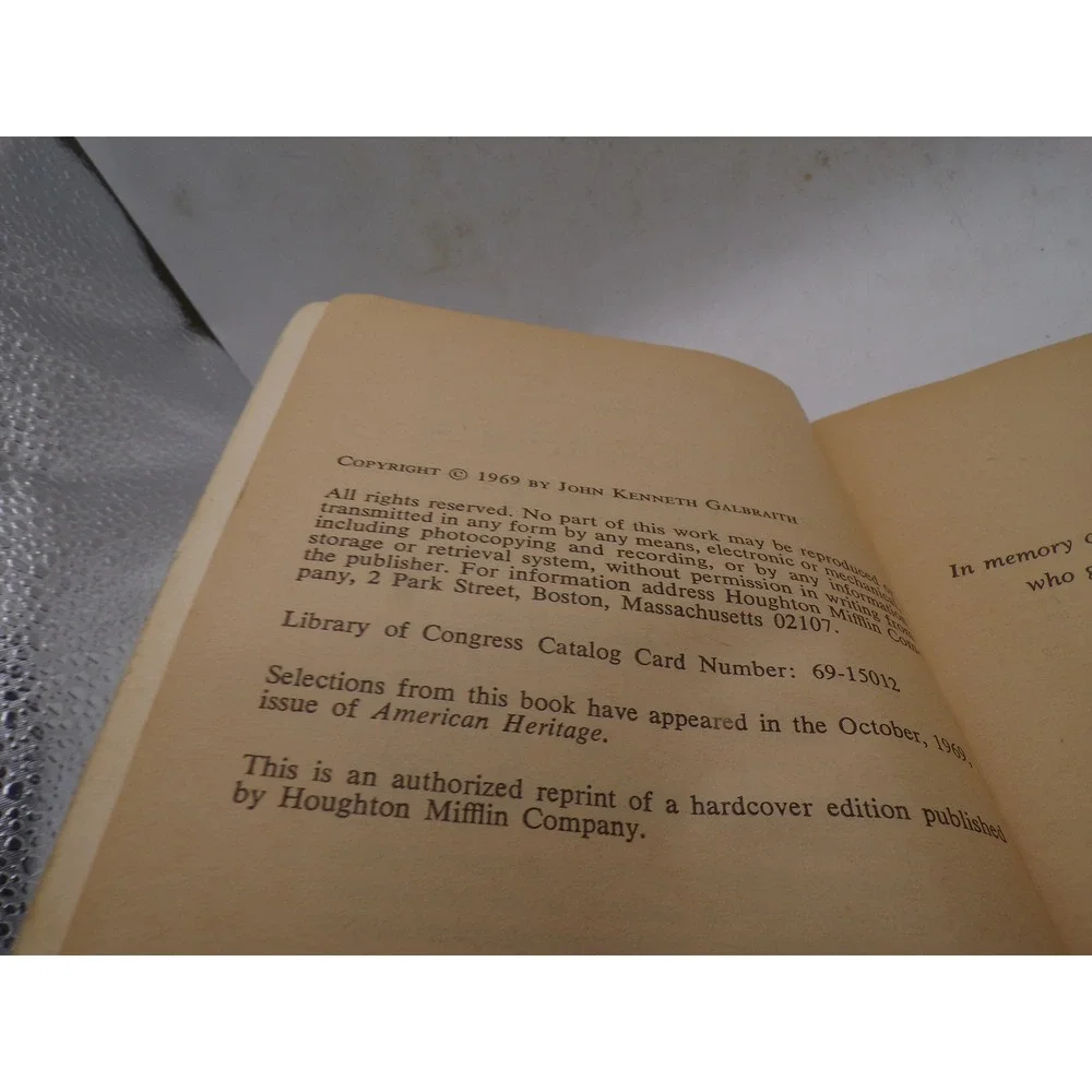 Ambassadors Journal John Kenneth Galbraith Kennedy Years Vintage 1969 Paperback